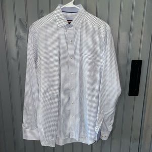 Johnston & Murphy Mens Button down dress shirt Size M